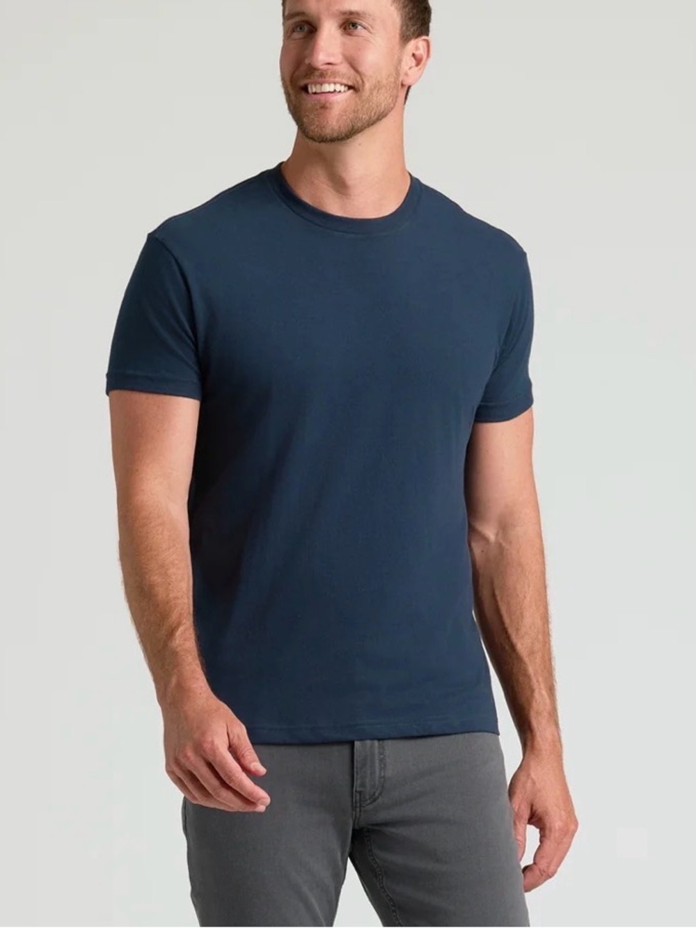 True Classic Classic Crew Neck Tee Navy Large NWT IN PACKAGE